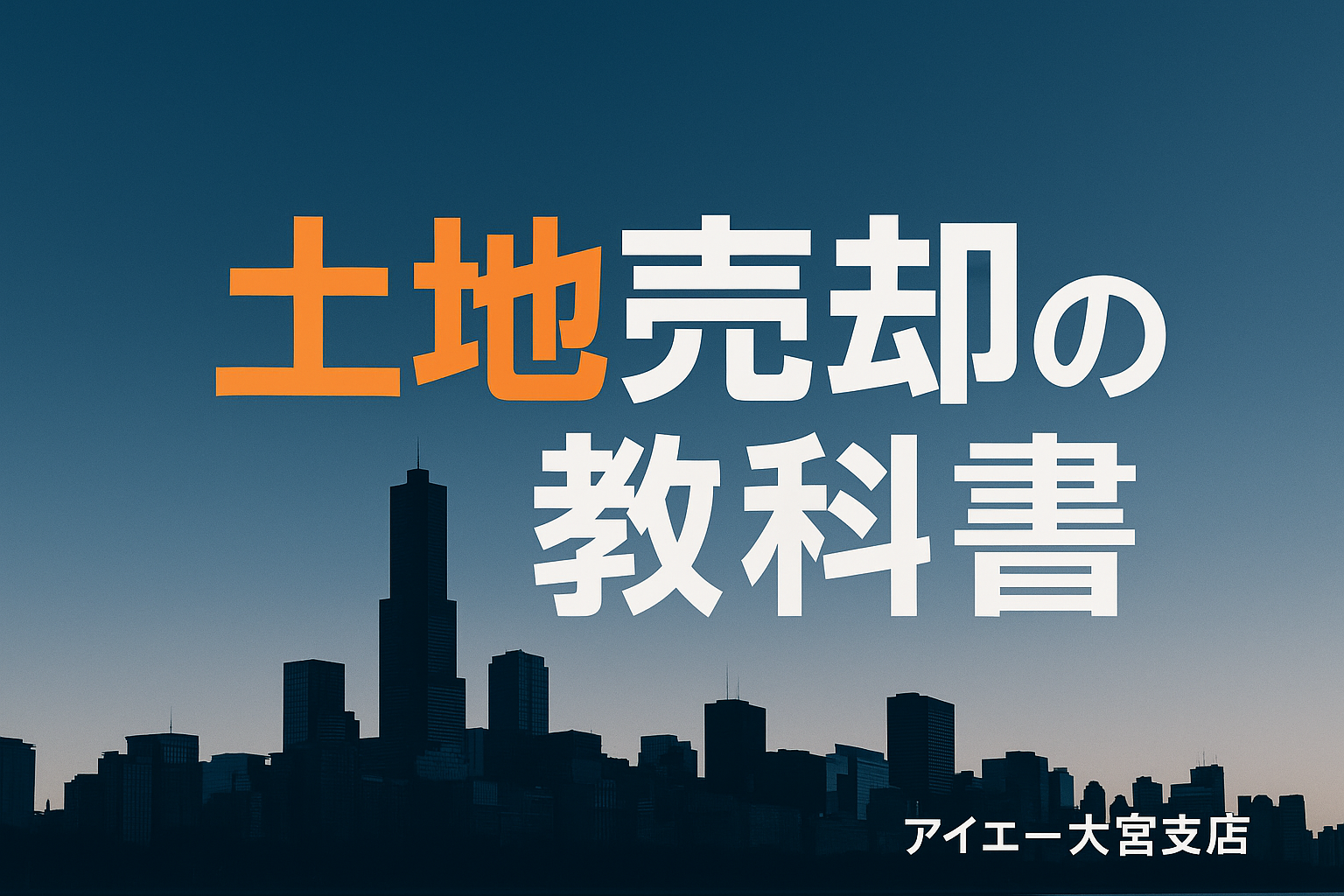 【土地売却の教科書】流れ・費用・税金を完全網羅！アイエー大宮支店が初心者の疑問を全解決