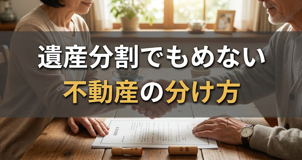 遺産分割でもめない不動産の分け方｜換価・代償・現物分割