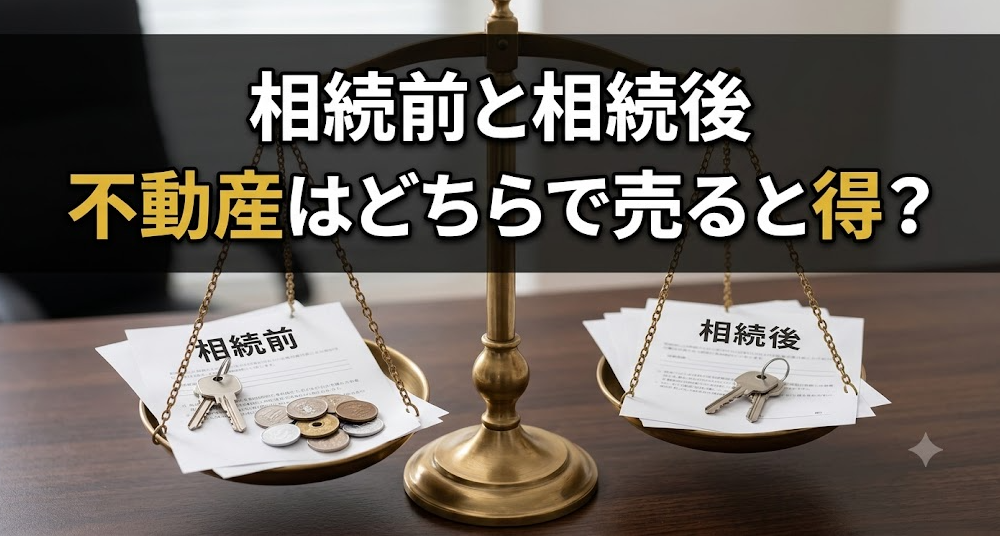 相続前と相続後、不動産はどちらで売ると得？判断フロー