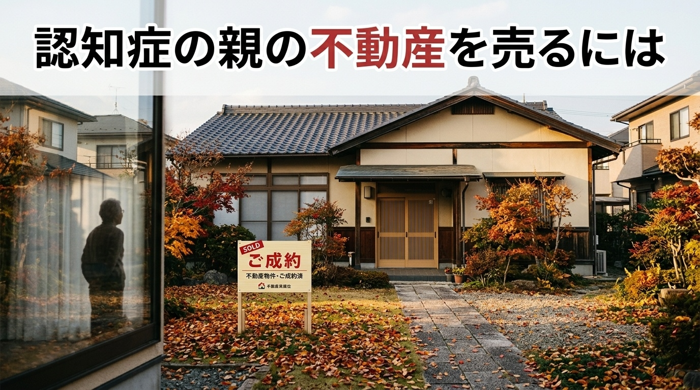 認知症の親の不動産を売るには｜成年後見・家族信託の基礎【2026年改正対応】