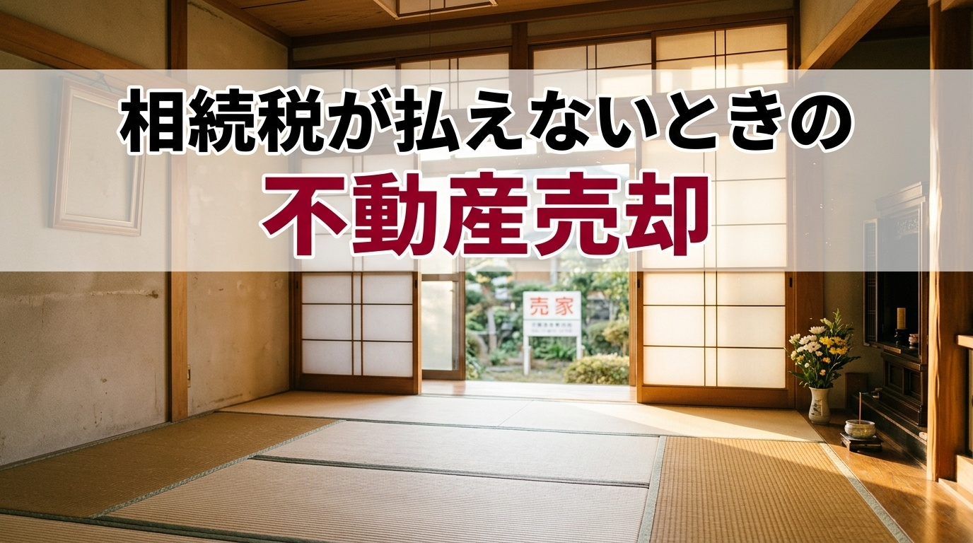 相続税が払えないときの不動産売却｜延納・物納より売却が現実的な3つの理由【2026年最新】